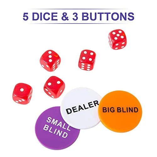 300-Piece Poker Chip Set with Aluminum Case for Texas Hold'em & Blackjack (7)