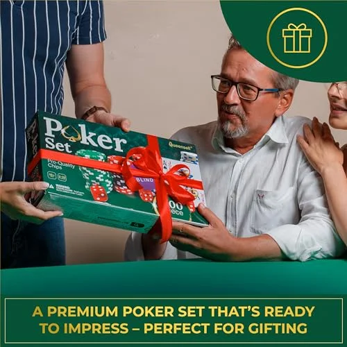 Professional 300 Chip Poker Set with Quality Accessories (7)